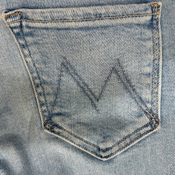 MOTHER Weekender Mid-Rise Flare Ankle Jeans -Size 24 - Picture 7 of 12